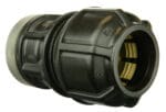 CTS female adaptor coupler enabling a strong transition from CTS HDPE pipe to a female NPT threaded fitting.