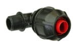 SIDR 90‑degree compression elbow for redirecting inside‑dimension HDPE pipelines with minimal pipe twist.